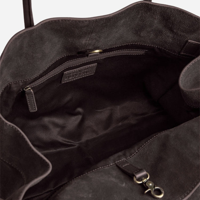 Depeche 16640 Suede Shopper Chocolate
