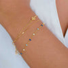 ENAMEL B66G LOLA BRACELET MIX BLÅ