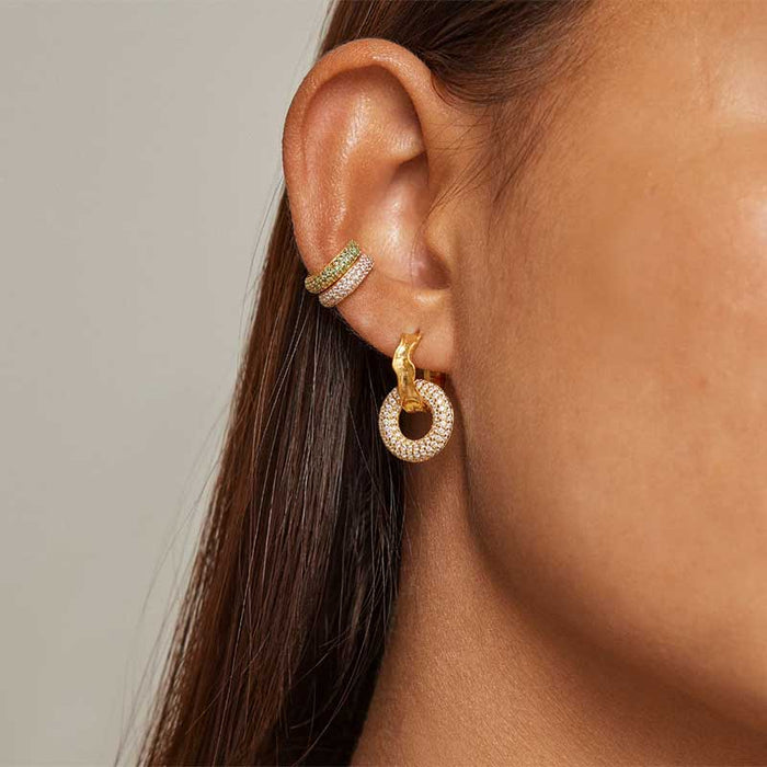 ENAMEL E287GM CELIN HOOPS GULD