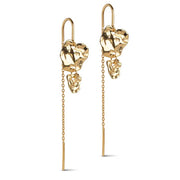 ENAMEL E328GM KIM EARRING GULD - J BY J Fashion