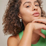 ENAMEL E328SM KIM EARRING SØLV
