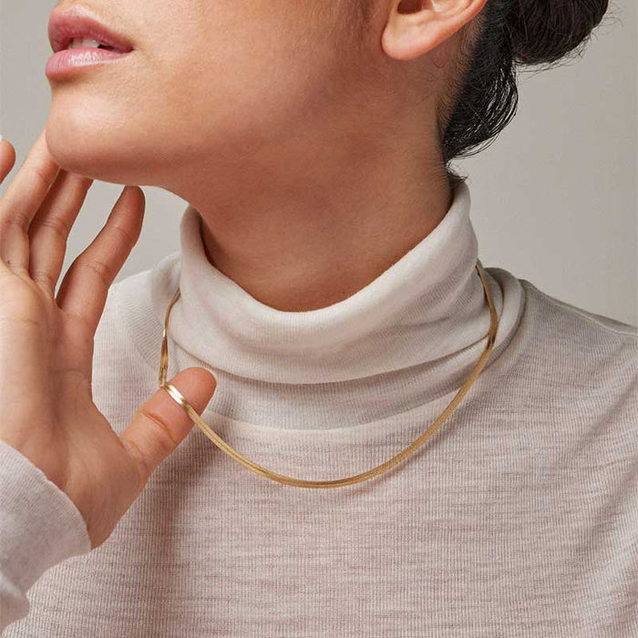ENAMEL N60G CAROLINE NECKLACE GULD