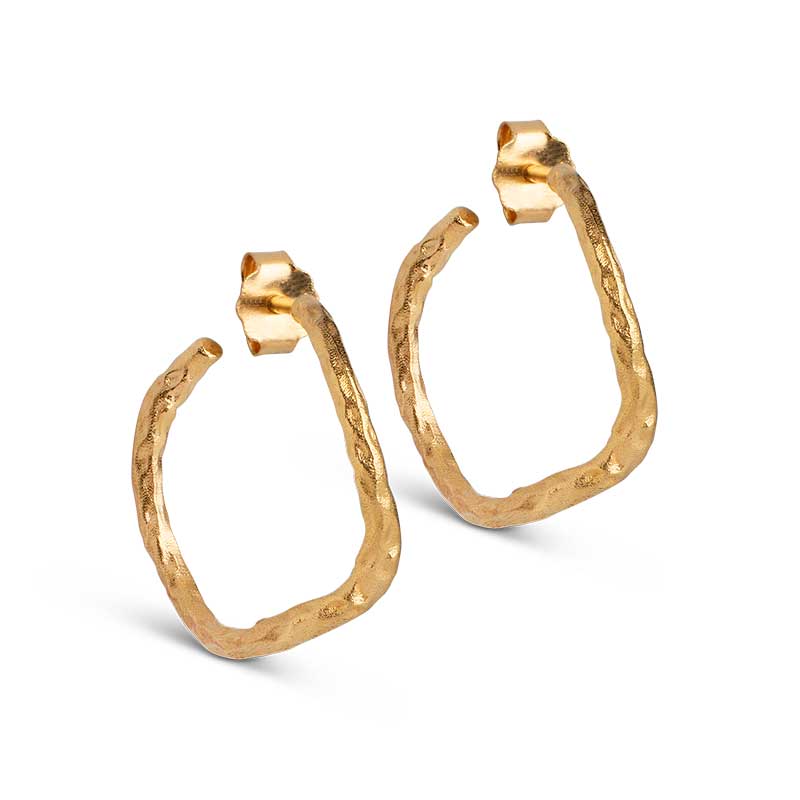 ENAMEL SWAY HOOPS GULD