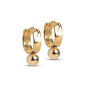 Enamel Avaya Hoops Guld - J BY J Fashion