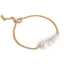 Enamel B126G Carmen Bracelet Guld - J BY J Fashion