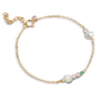 Enamel B136G Sofia Bracelet Guld - J BY J Fashion
