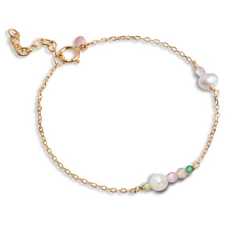 Enamel B136G Sofia Bracelet Guld - J BY J Fashion