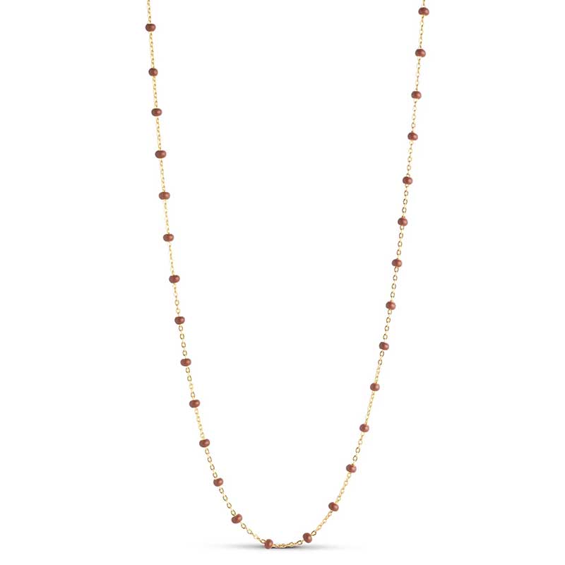 Enamel Lola Kobber Necklace Guld - J BY J Fashion