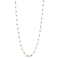 Enamel Lola Kobber Necklace Guld - J BY J Fashion