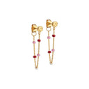 Enamel E140GM Rosie Lola Earring Guld - J BY J Fashion