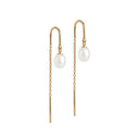 Enamel E308G Eleanor Earring Pearl - J BY J Fashion