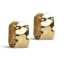 Enamel E388G Ziva Hoops Gold - J BY J Fashion