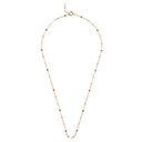 Enamel N55G Lola Necklace Rosie & Guld - J BY J Fashion