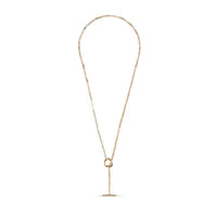 Enamel Noel 50 CM Necklace Guld - J BY J Fashion