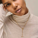 Enamel Noel 50 CM Necklace Guld - J BY J Fashion