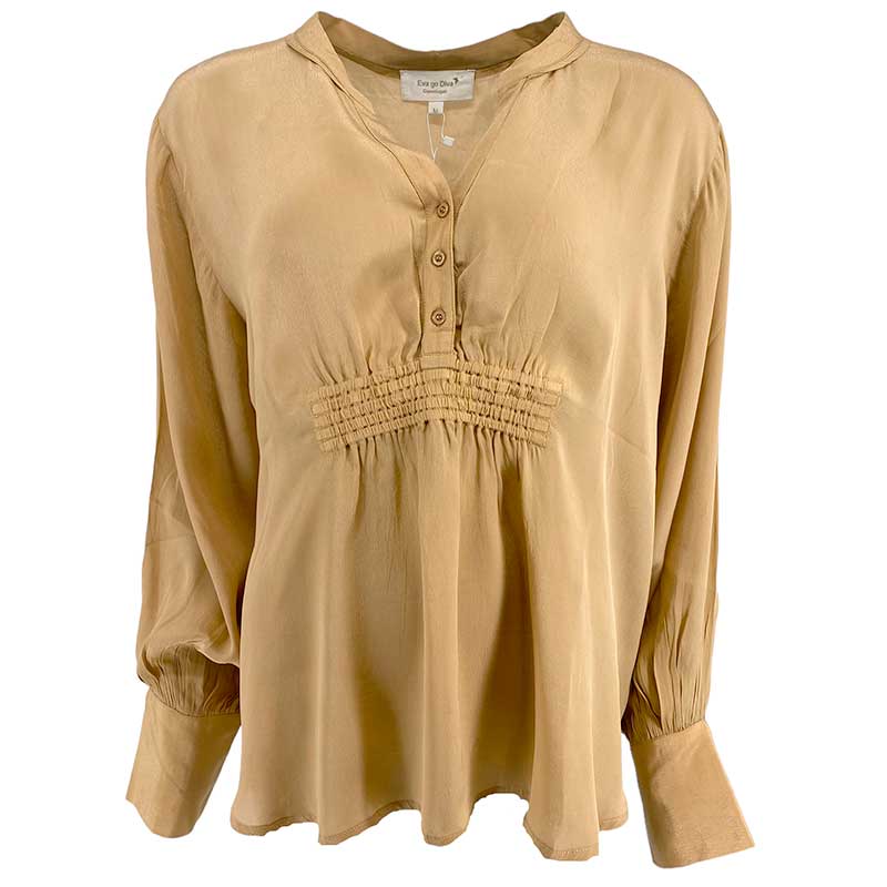 Eva Go Diva Ellie Blouse Sand