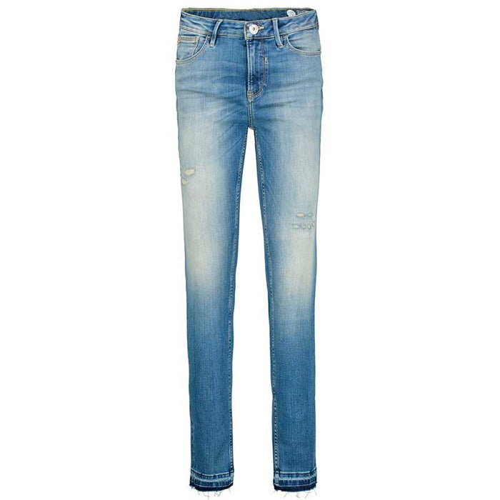 GARCIA 244-4997 CELIA SUPERSLIM FIT VINTAGE USED BLÅ