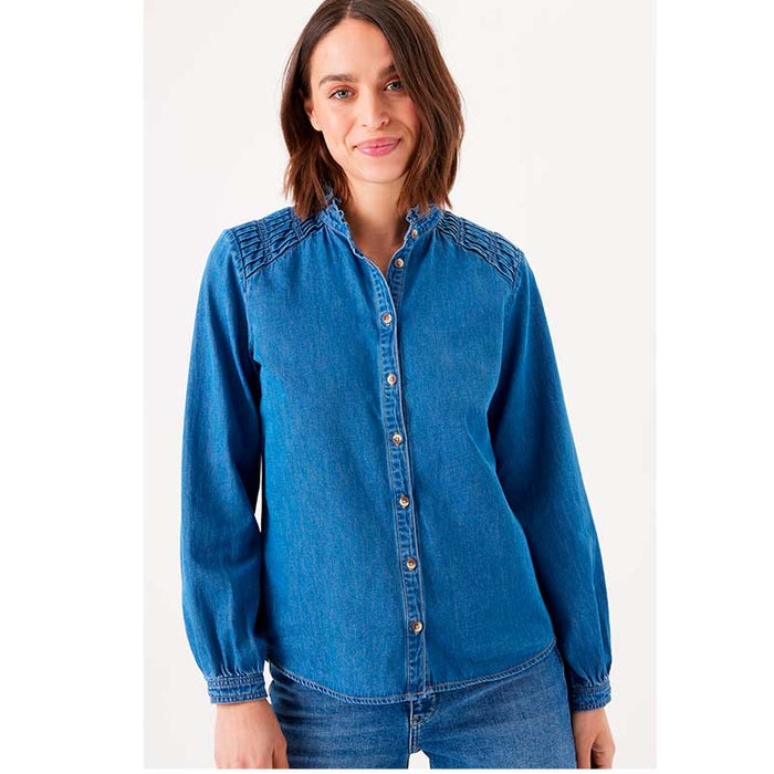 GARCIA H30239 LADIES SHIRT IS BLÅ-J BY J Fashion