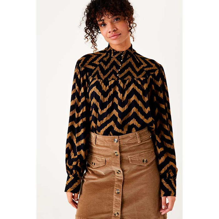 GARCIA I30031 LADIES SHIRT LS BRUN-J BY J Fashion