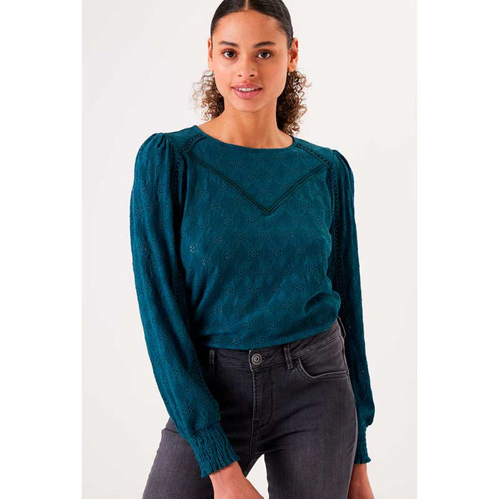 GARCIA J30204 LADIES T-SHIRT LS BLÅ