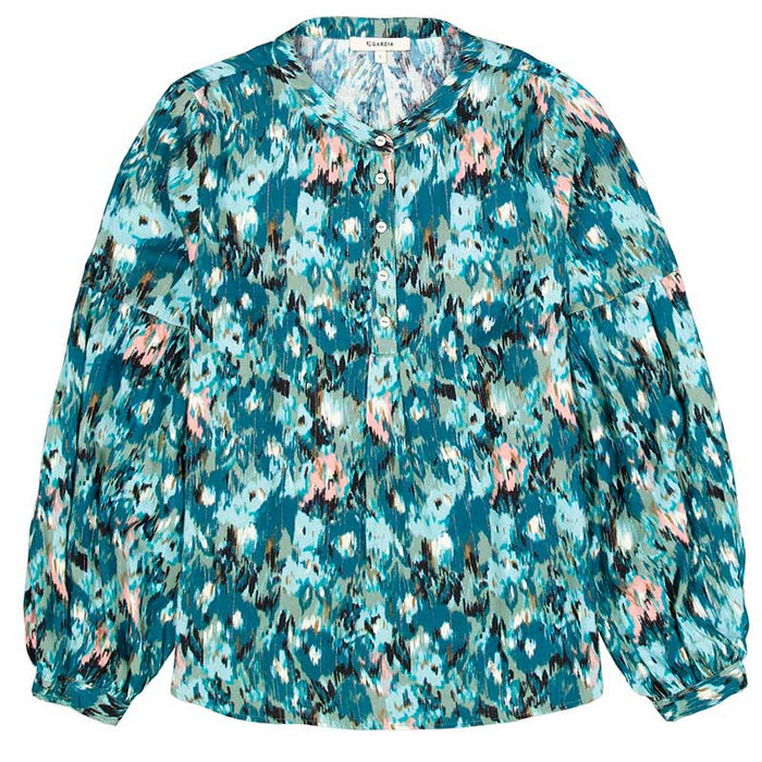 GARCIA J30236 LADIES SHIRT LS GRØN