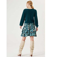 GARCIA J30246 LADIES PULLOVER MØRKEGRØN