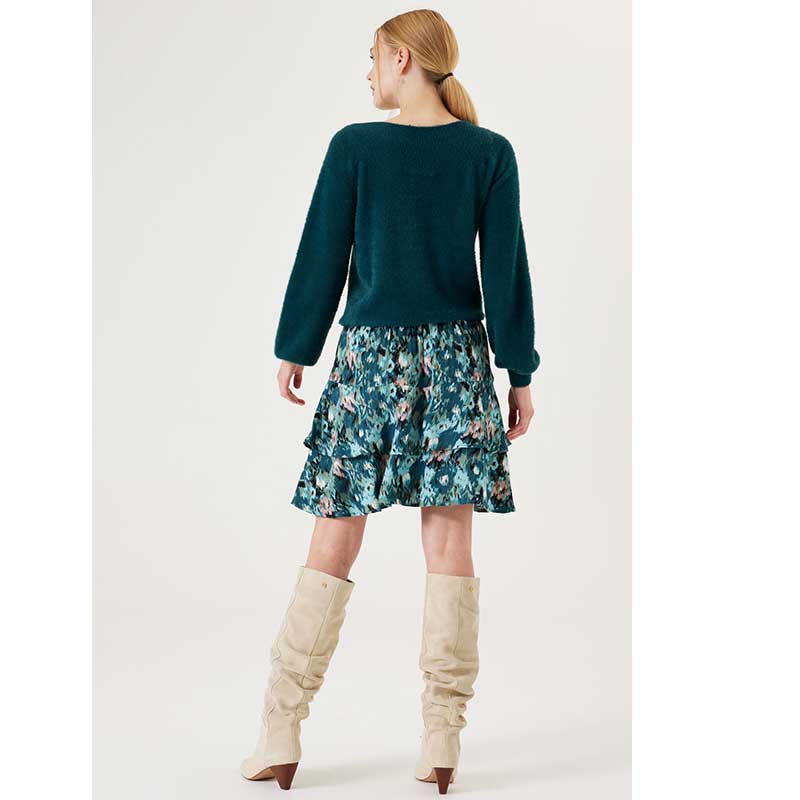 GARCIA J30246 LADIES PULLOVER MØRKEGRØN