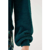 GARCIA J30246 LADIES PULLOVER MØRKEGRØN