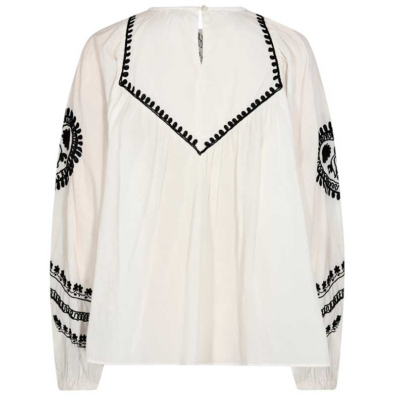 GOSSIA HAZELGO BLOUSE HVID