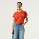 Garcia P260201 Ladies T-shirt SS Paprika