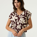 Garcia P260210 Ladies T-Shirt SS Earth Brown