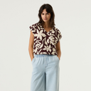 Garcia P260210 Ladies T-Shirt SS Earth Brown