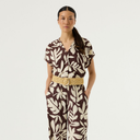 Garcia P260232 Ladies Shirt SS Earth Brown