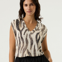 Garcia Q260012 Ladies T-Shirt SS Turtledove