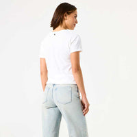 Garcia D50007 Ladies T-Shirt SS Off White