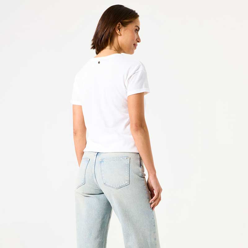 Garcia D50007 Ladies T-Shirt SS Off White