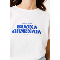 Garcia D50011 Ladies T-Shirt SS Off White