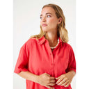 Garcia E50236 Ladies Shirt SS Ruby Red