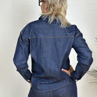 Gaspar Anholt Denim Blouse Blue