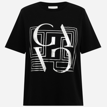 Gossia BasGO Tee Black Silver Print