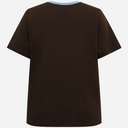 Gossia BasGO Tee Chocolate Blue Print