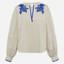 Gossia LuisaGo Blouse Creme Brown Stripes