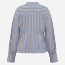 Gossia Mie bluse i blå stribet-3