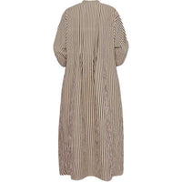 Gossia AlexaGO Jo Shirt Dress Creme Brown Stripes
