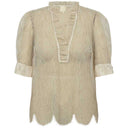 Gossia AmarGO Gold Blouse Creme Gold - J BY J Fashion