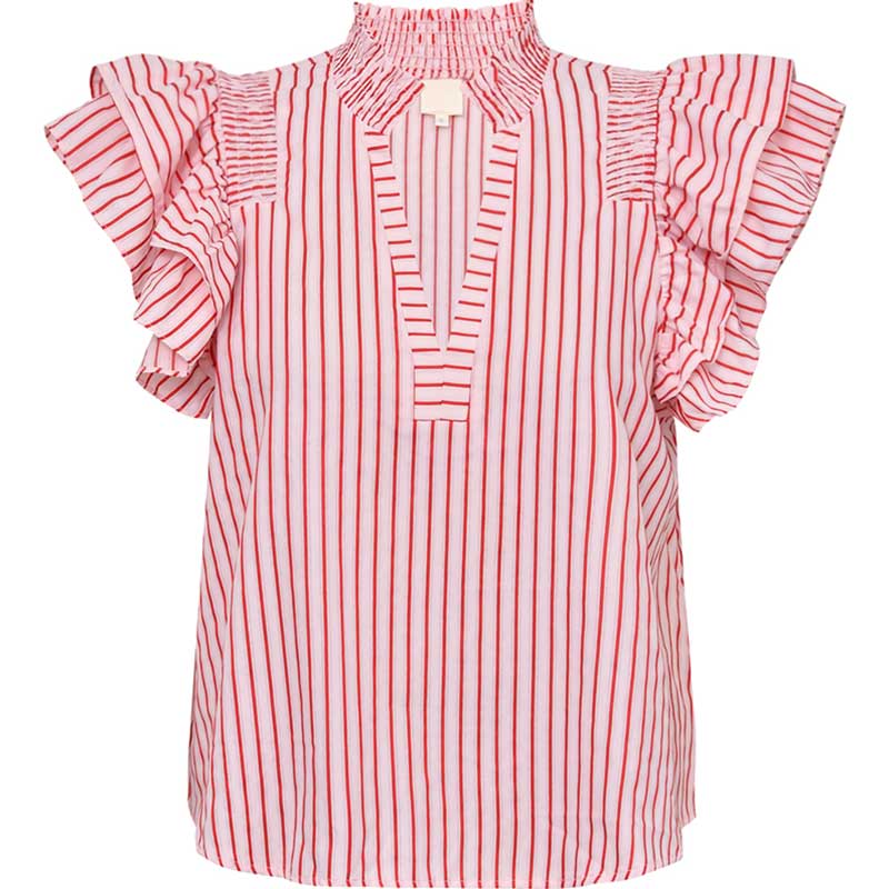 Gossia DalilaGO Blouse Creme Red Stripes
