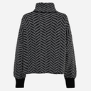 Gossia G2168 GinaGO Sweater Black Grey Mix