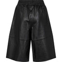 Gossia JoseGO Bermuda Leather Shorts Black - J BY J Fashion