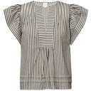 Gossia MinkaGO Jo Blouse Creme Black Stripes