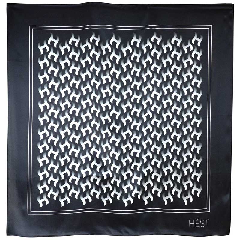 HÉST FROYA SILK SMALL SCARF SORT